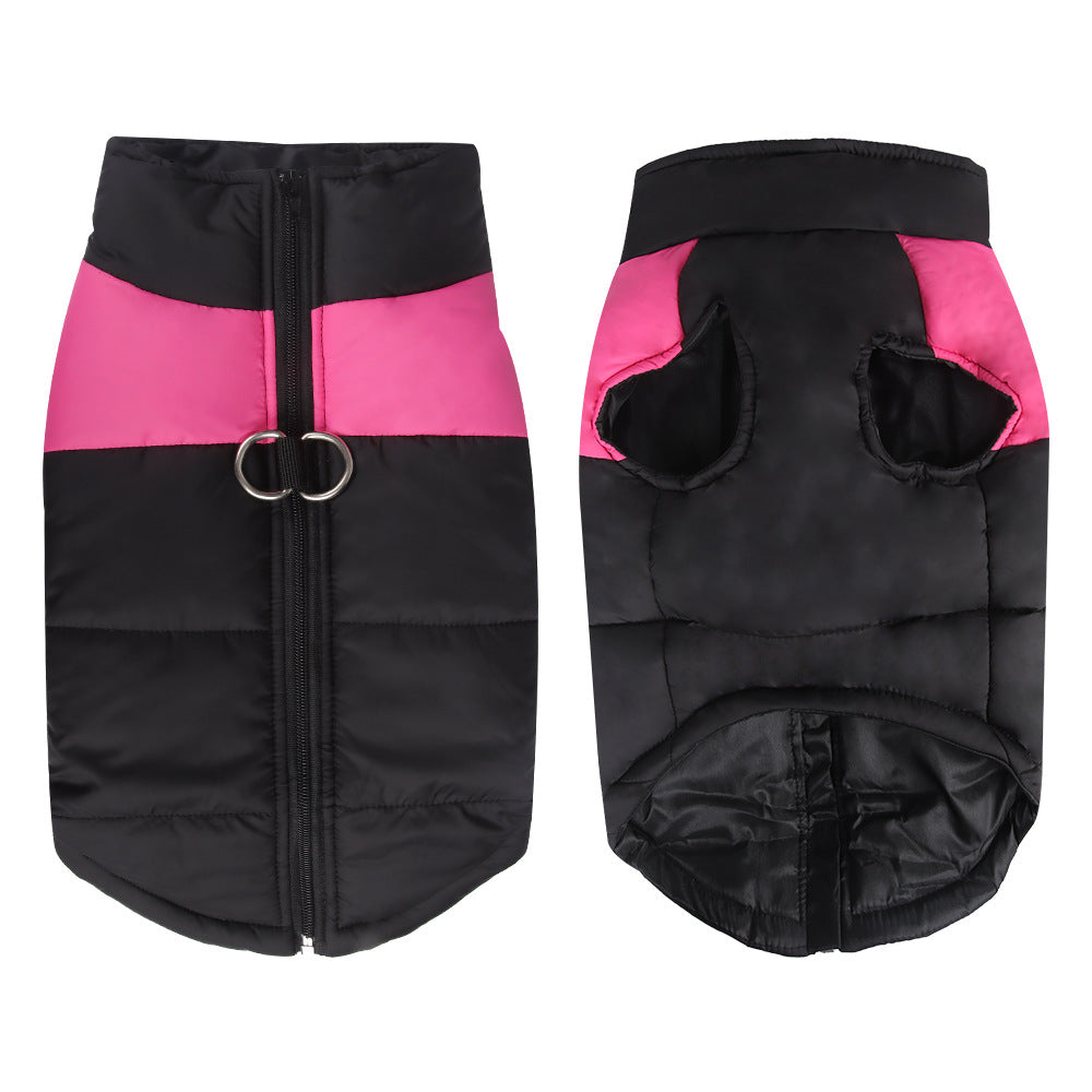 Winter Dog Down Jacket – Pullover for Small & Large Dogs