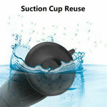 Suction cup car phone holder mount with black circular base