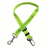 Adjustable Reflective Dog Seat Belt – Elastic Safety Harness for Car Travel
