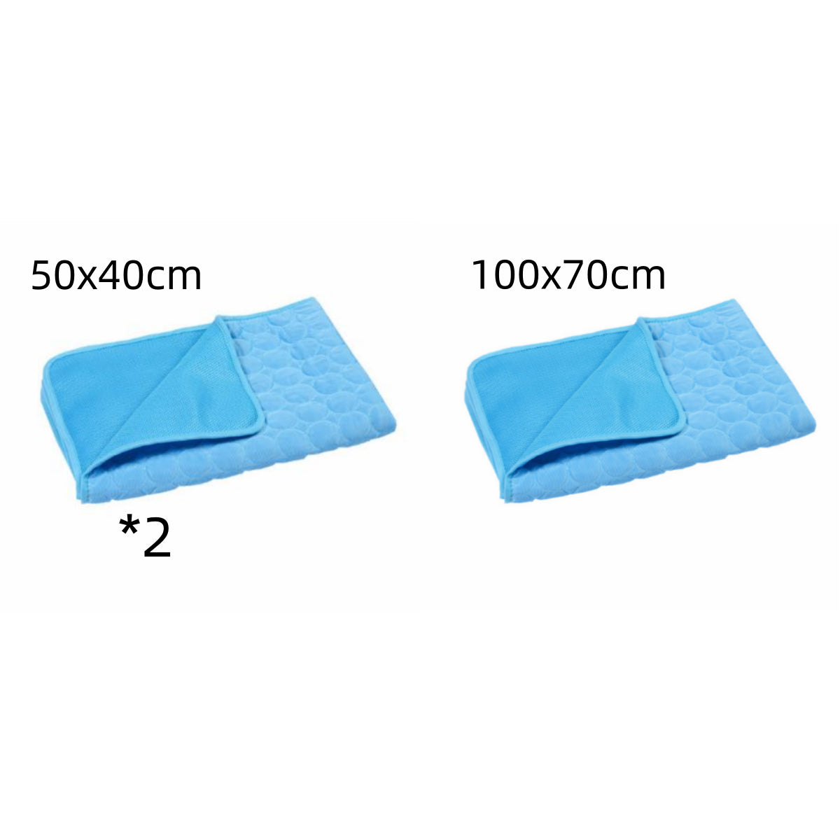 ChillPaws Ice Silk Summer Mat - Ultra-Cooling Comfort for Happy Pets