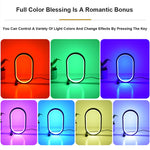 Usb Plug-In Lamp Oval Acrylic Lamp Touch Control Dimmable Modern Simple Creative Night Lamp Bedside Reading Lamp Desk Table Led