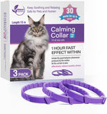 CalmPaws Pet Soothing Collar - Stress Relief for Cats with Natural Ingredients