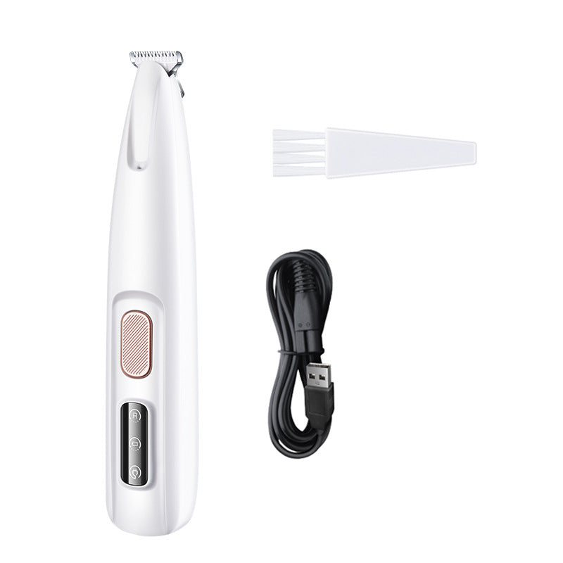 PetGroom Pro LED Paw Trimmer - Waterproof & Wide Blade Dog Clippers for Effortless Grooming