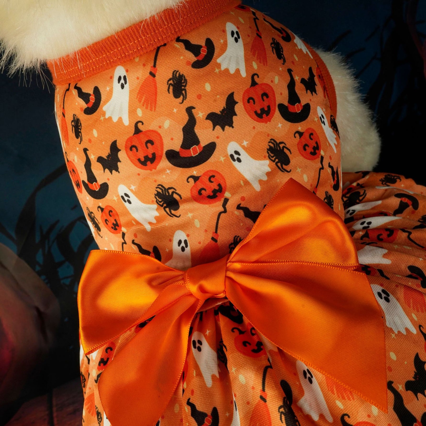 Halloween Pet Party Dress – Dog & Cat Costume Outfit