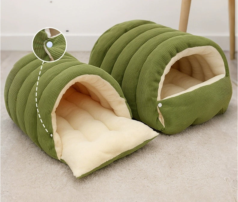 CozyCat Removable Washable Cat House - Winter Warm Sleeping Nest