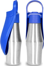 PetPawz Portable Dog Water Bottle - Soft Silicone Leaf Design for On-the-Go Hydration
