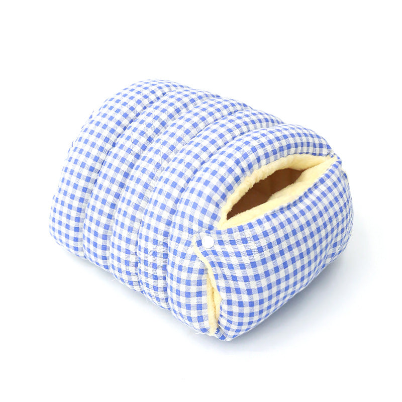 CozyPaws Enclosed Cat Nest - Four Seasons Removable & Washable Sleeping Bag with Extra Space