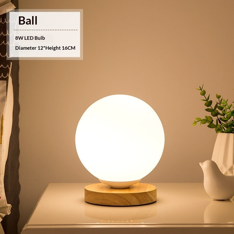 Simple Modern Living RoomStudy Decorative Solid Wood Table Lamp