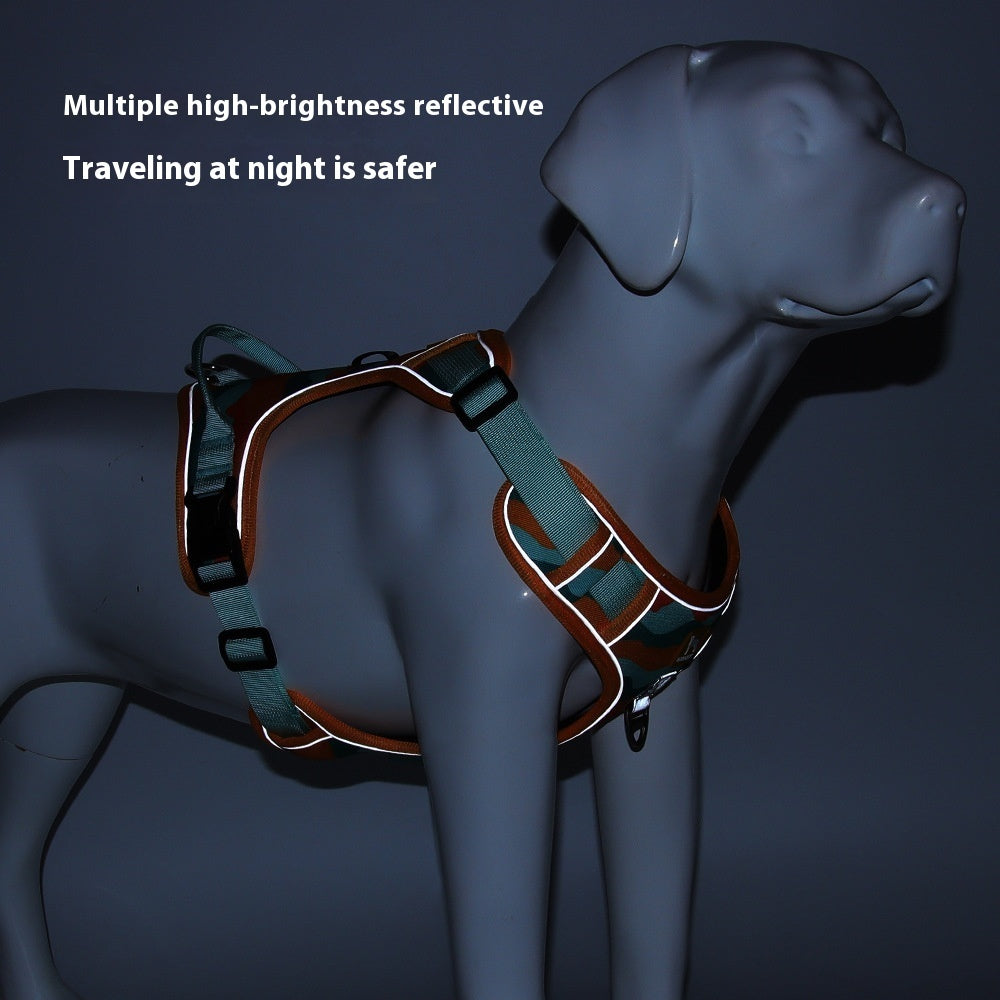 PawSafe Reflective Dog Harness & Leash Combo - Keep Your Pup Safe and Stylish During Commuting Adventures