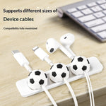 Football-shaped Magnetic Cable Organizer