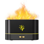 Flame Humidifier USB Smart Timing LED Electric Aroma Diffuser Simulation Fire Night Lamp Home Decor