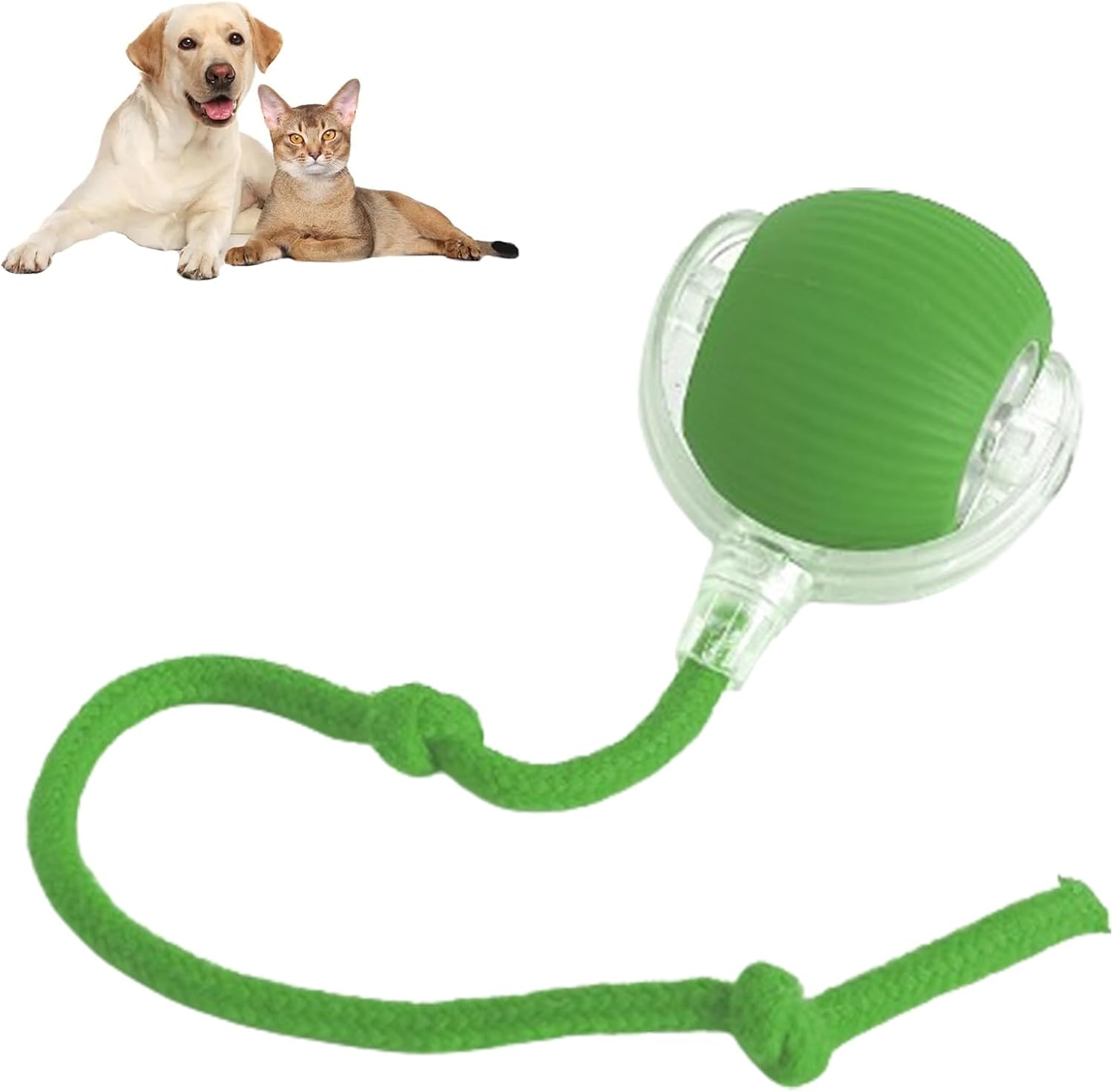 Pelota inteligente rodante PetPlay - Juguete automático interactivo 360° para perros y gatos
