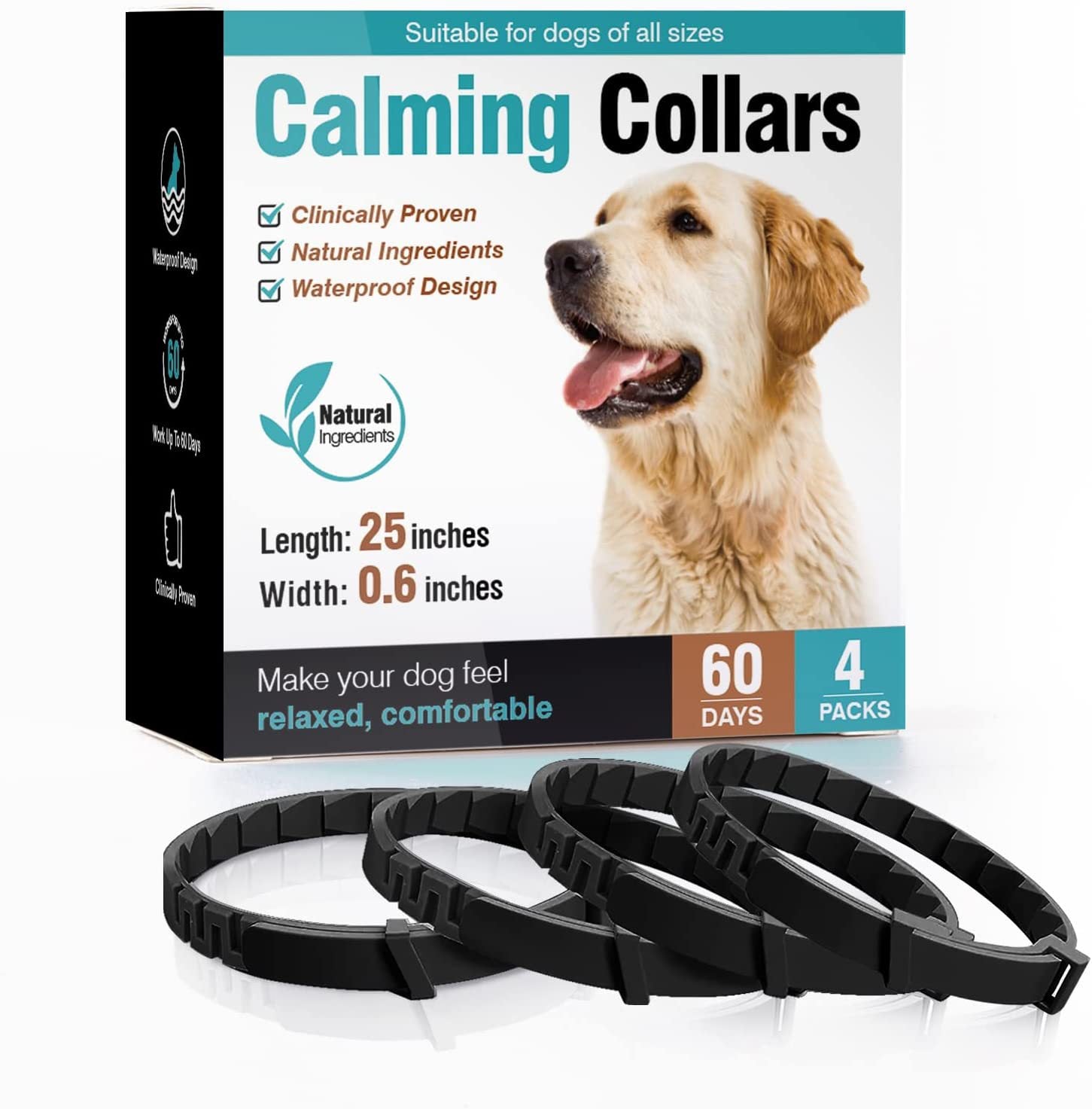 CalmPaws Pet Soothing Collar - Stress Relief for Cats with Natural Ingredients