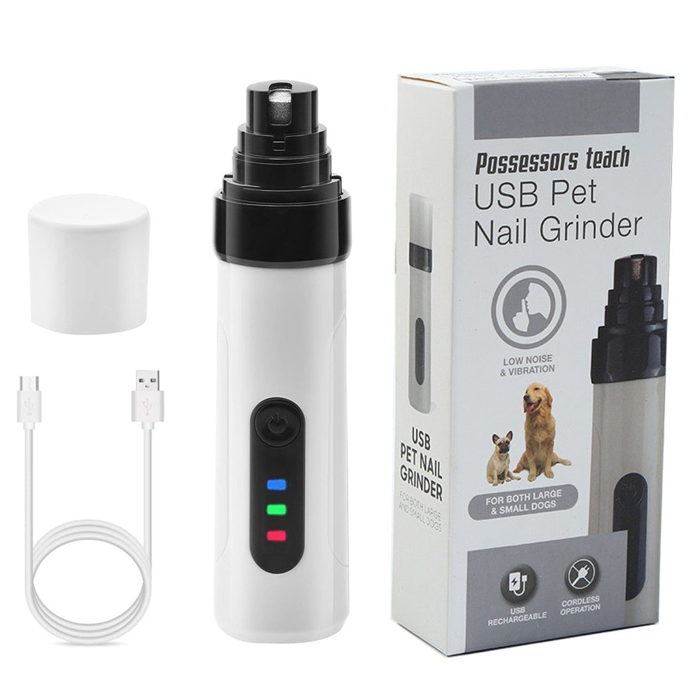 PawPerfect Electric Nail Trimmer - 3-Speed LED Precision for Hassle-Free Grooming