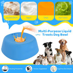 Pawfect Paws Non-Slip Spherical Slow Feeder Bowl - Anti-Choking Design for Liquid Treats & Yogurt Fun