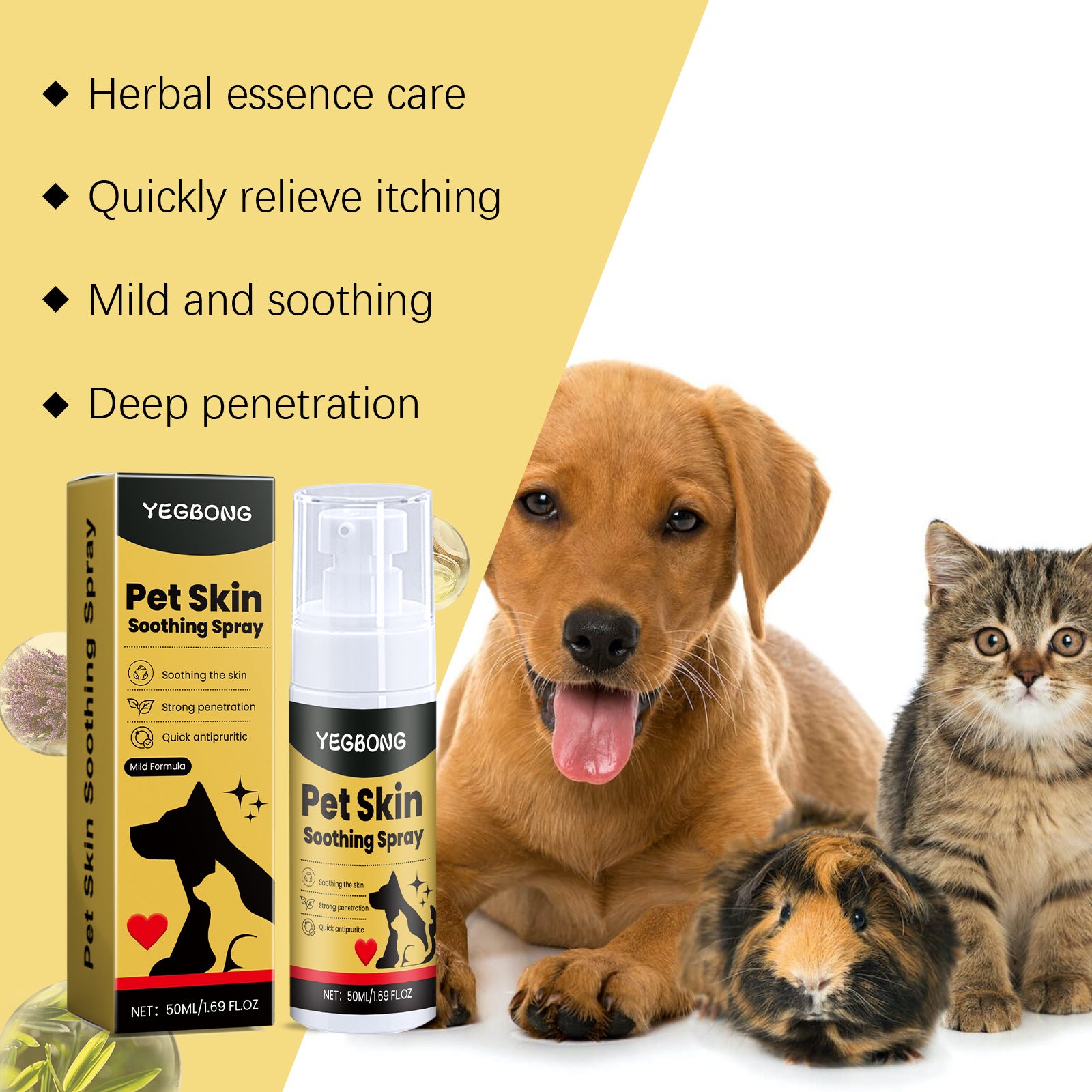 PetGlow Skin Care Spray - Soothing Relief for Your Pet's Skin Issues