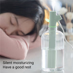 Mini humidificador de aire portátil USB con botella de agua, rama, ultrasónico, de vapor frío, nebulizador, difusor para el hogar y la oficina