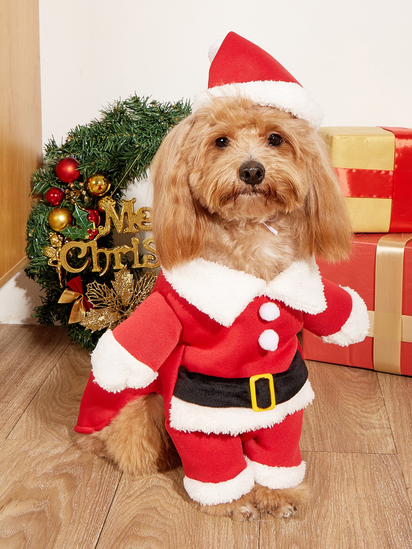 Christmas Dog Costume – Small Pet Holiday Outfit