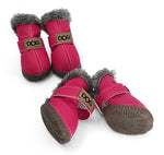 PawPal Thick Winter Dog Boots - Insulated for Ultimate Warmth and Comfort
