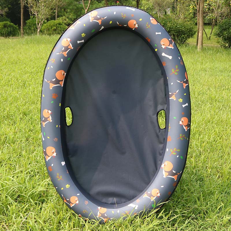 Doggy Delight Inflatable Hammock Pool - Cozy Floating Bed for Pets, Perfect for Summer Fun!