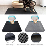 Double Layer Cat Litter Mat – Waterproof Trapping Bed Pad, S/M/L