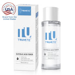 TUNMATE glycolic acid toner bottle and box with USA brand badge