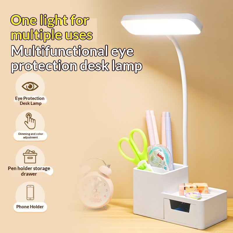 Pen Holder Eye-Care Charging LED Night Light