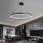 Annular Led Dining Room Lamp Is Light And Luxurious