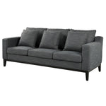 Mirod Comfy 3-seat Sofa With Wooden Legs, Modern For Living Room And Study